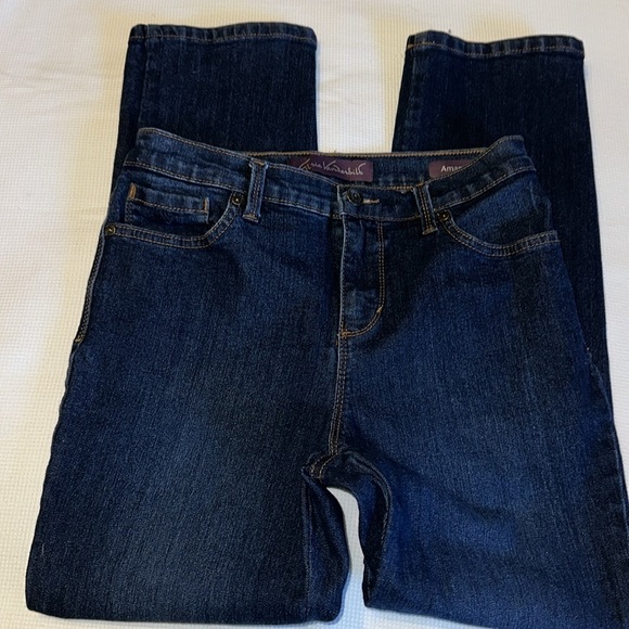 Gloria Vanderbilt Amanda Woman Dark Jeans Petite Size 4 - Picture 4 of 12